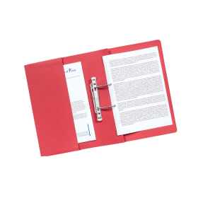 Exacompta Guildhall Transfer Spiral Pocket File 315gsm Foolscap Red 25 Pack 162205 F