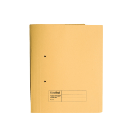 Exacompta Guildhall Transfer Spiral Pocket File 315gsm Foolscap Yellow 25 Pack 109854 F