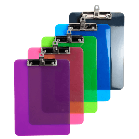 Exacompta Iderama Assorted A4 Clipboard 10 Pack 525890 F