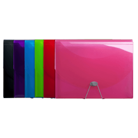 Exacompta Iderama Multipart Expanding Case 13 Part A4 Assorted 6 Pack 489942 F