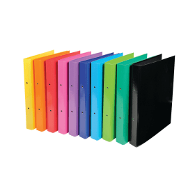 Exacompta Iderama Ring Binder 2 Ring 30mm A4 Assorted 10 Pack 478606 F