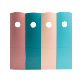 Exacompta Skandi Mag Cube A4 Magazine File Assorted 4 Pack 182606SETD 893253 F