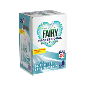 Fairy Professional Sensitive Fabric Softener Liquid 4L 2 Pack 914292 F