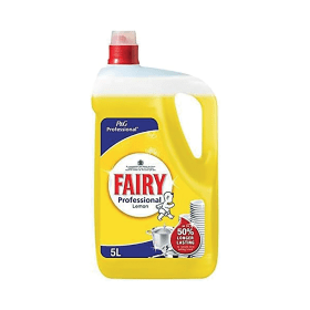 Fairy Professional Washing Up Liquid Lemon 5 Litre 909256 F