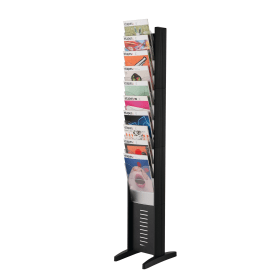 Fast Paper 10 Compartment Display Black A4 278N.01 127444 F