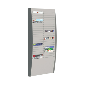 Fast Paper Document Control Panel 50 Compartments Grey A4 V225.02 470247 F