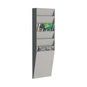 Fast Paper Document Control Panel 6 Compartments Grey A4 V16.02 470241 F