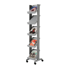 Fast Paper Mobile Literature Display Silver A4 259N.35 529445 F