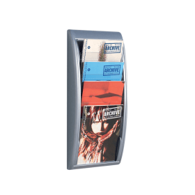 Fast Paper Quick Fit System Wall Display 4 Silver A4 F406135 103435 F