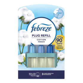 Febreze 3volution Plug in Refill Cotton Fresh 20ml x3 PX49995 F