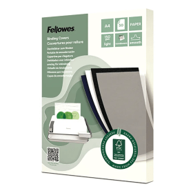 Fellowes A4 Paper Binding Covers 150gsm Translucent 50 Pack 100143443 BB81391 F