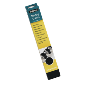 Fellowes A4 Plastic Binding Combs 16mm Black 100 Pack 131860 F