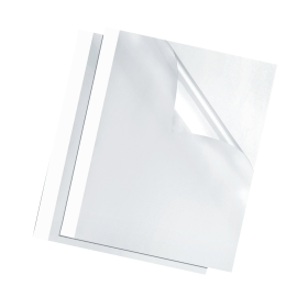 Fellowes A4 Thermal Binding Covers 3mm White 100 Pack 104513 F