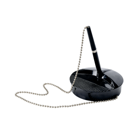 Fellowes Ballpoint Pen and Chain 0.7mm Line Black 149850 F