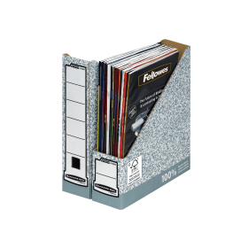 Fellowes Bankers Box A4 Magazine File Grey 10 Pack 389669 F