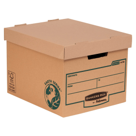 Fellowes Bankers Box Earth Series Heavy Duty Box Brown 10 Pack 389677 F