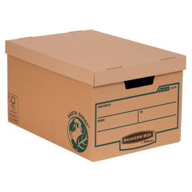 Fellowes Bankers Box Earth Series Storage Box Brown 10 Pack 107962 F