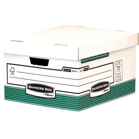 Fellowes Bankers Box Green and White 10 Pack 103961 F