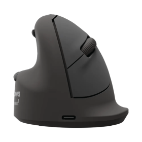 Fellowes Breyta Plus Left Hand Vertical Ergonomic Mouse Large Black 100143584 BB81415 F