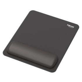 Fellowes Breyta Standard Mouse Pad Wrist Rest Black BB81216 F