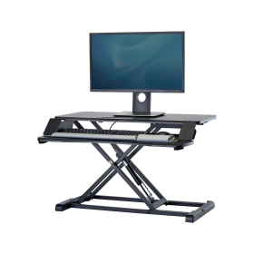 Fellowes Corsivo Sit Stand Workstation Black 586495 F