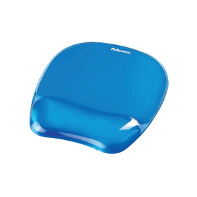 Fellowes Crystals Gel Mouse Pad Blue 125490 F