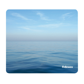 Fellowes Earth Series Mouse Mat Recycled Ocean Print Blue 280618 F