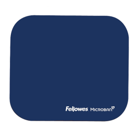 Fellowes Mousepad with Microban Antibacterial Protection Blue 124877 F