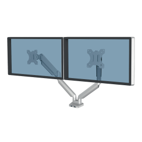 Fellowes Platinum Series Dual Monitor Arm Silver 603431 F