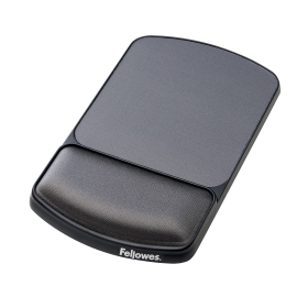 Fellowes Premium Gel Adjustable Mouse Pad with Wrist Support Black 360881 F