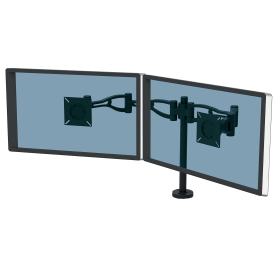 Fellowes Professional Series Dual Monitor Arm Black 463481 F