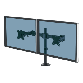 Fellowes Reflex Dual Monitor Arm Black 565985 F