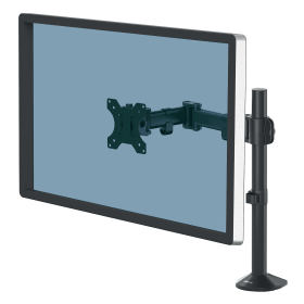 Fellowes Reflex Single Monitor Arm Black 565984 F