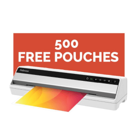 Fellowes Saturn A3 Laminator 500 Free A4 Pouches
