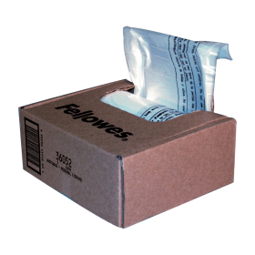 Fellowes Shredder Waste Bags 28L Clear 100 Pack 101059 F