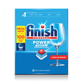 Finish Power Essential Dishwasher Tablets 100 Pack 928562 F