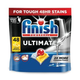 Finish Ultimate All In 1 Lemon Sparkle 48 Pack RK02211 F