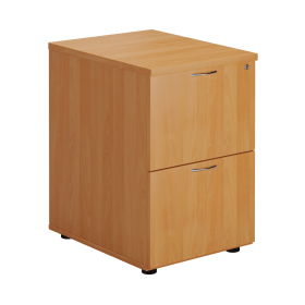 First 2 Drawer Filing Cabinet 464mm x 600mm x 710mm Beech 521891 F