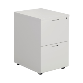 First 2 Drawer Filing Cabinet 464mm x 600mm x 710mm White 521897 F