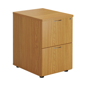 First 2 Drawer Filing Cabinet 465mm x 600mm x 730mm Nova Oak 521896 F