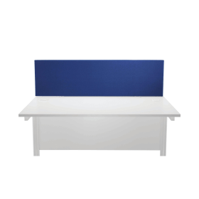 First Desk Mounted Screen 1400mm x 25mm x 400mm Special Blue 487299 F
