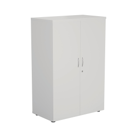 First Wooden Storage Cupboard 800mm x 450mm x 1200mm White 521838 F