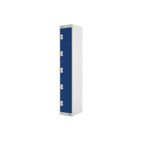 Five Compartment Locker 300x300x1800mm Blue Door MC00025 462258 F