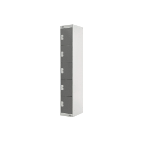 Five Compartment Locker 300x300x1800mm Dark Grey Door MC00027 462260 F