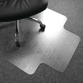 Floortex Advantagemat PVC Lipped Chair Mat for Carpets up to 6mm Thick 1340mm x 1150mm 141177 F