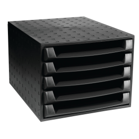 Forever 5 Drawer Set Black 364572 F