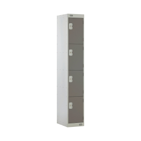 Four Compartment Locker 300x450x1800mm Dark Grey Door MC00057 462266 F