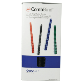 GBC A4 Binding Combs 14mm Black 100 Pack 116964 F