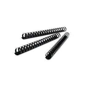 GBC A4 Binding Combs 25mm Black 50 Pack 141651 F