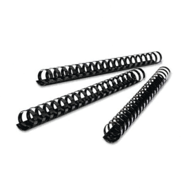 GBC A4 Binding Combs 45mm Black 50 Pack 122936 F